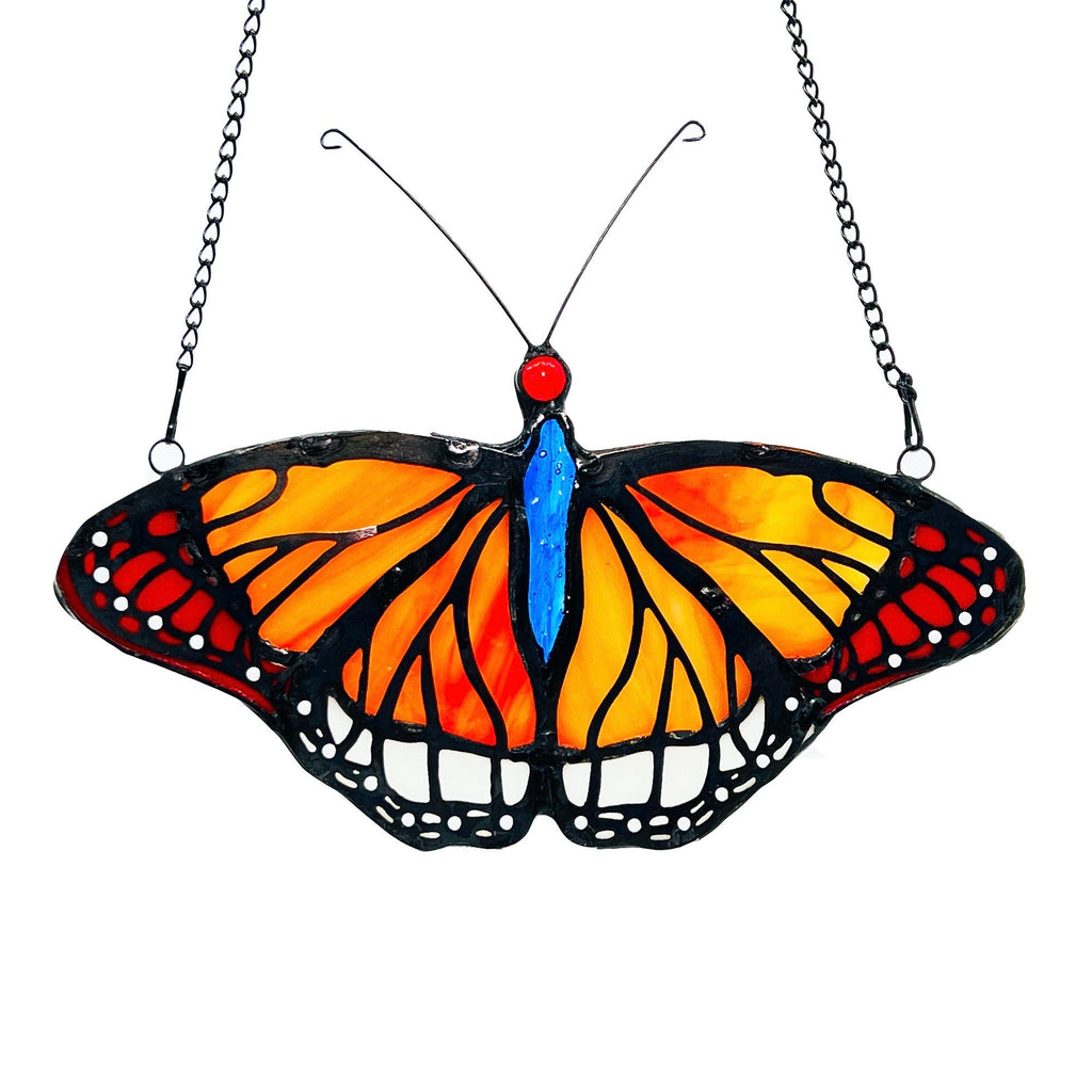 Monarch Butterfly Stained Glass Window Hanging Butterfly Suncatcher Decor, Butterfly Gifts Decoration, Butterfly Lovers